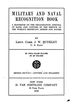 Military and Naval Recognition Book