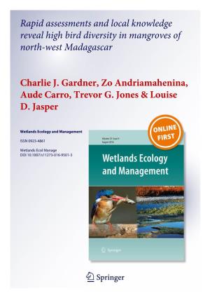 Rapid Assessments and Local Knowledge Reveal High Bird Diversity in Mangroves of North-West Madagascar