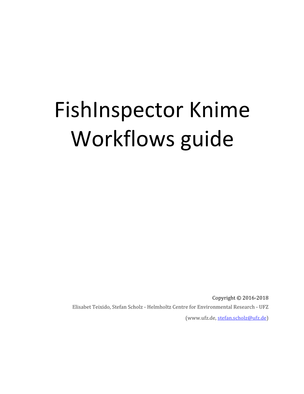 Fishinspector Knime Workflows Guide