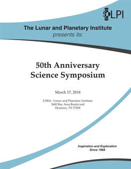 50Th Anniversary Science Symposium