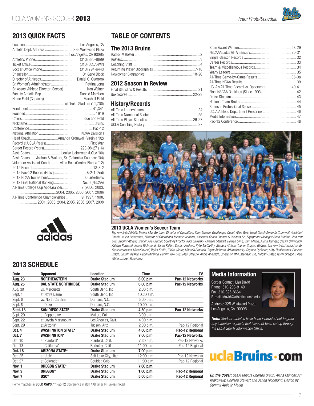 2013 WSOC Guide.Indd