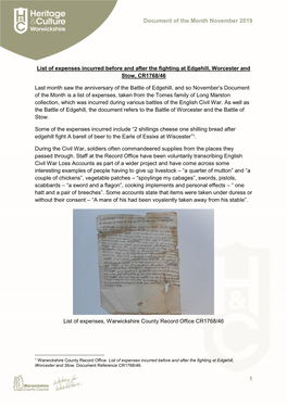 Document of the Month November 2019 1
