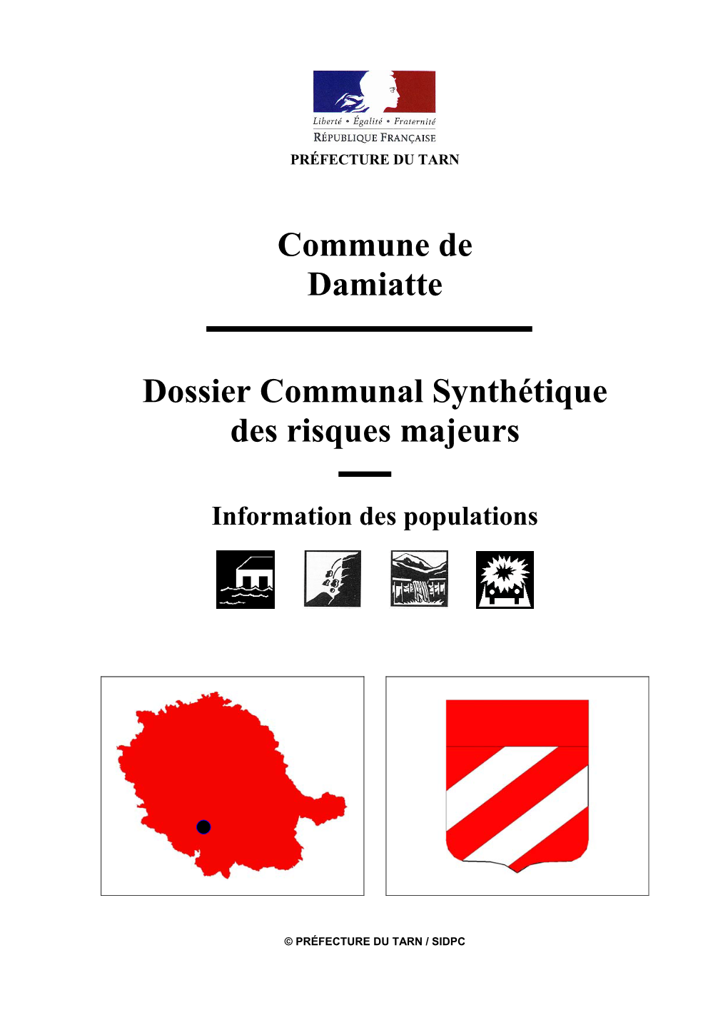 Commune De Damiatte Dossier Communal Synthétique Des Risques