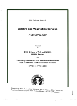 Wildlife and Vegetation Surveys