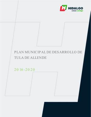 Plan Municipal De Desarrollo De Tula De Allende