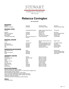 Rebecca Covington