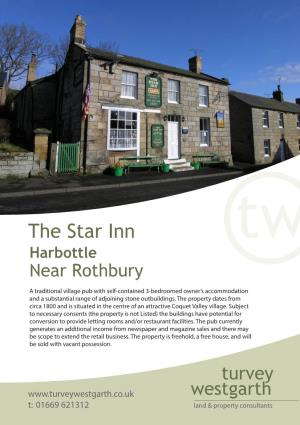 The Star Inn Harbottle Near Rothbury