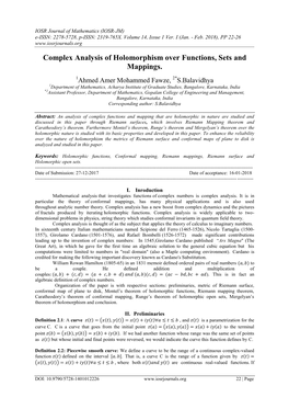 Complex Analysis of Holomorphism Over Functions, Sets and Mappings