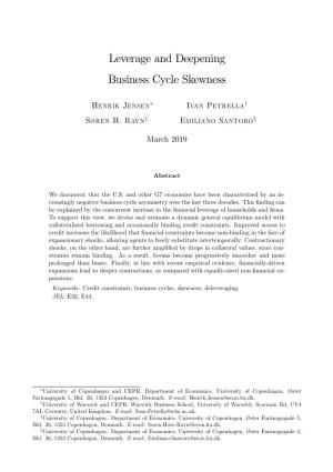 Leverage and Deepening Business Cycle Skewness