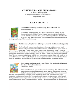MULTICULTURAL CHILDREN's BOOKS a Select Bibliography