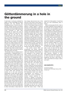 Götterdämmerung in a Hole in the Ground