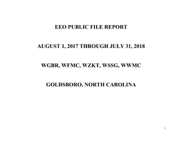 Eeo Public File Report