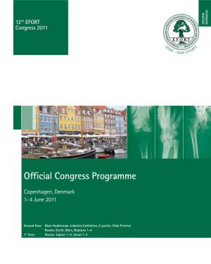 Official Congress Programme Ground Floor Ground