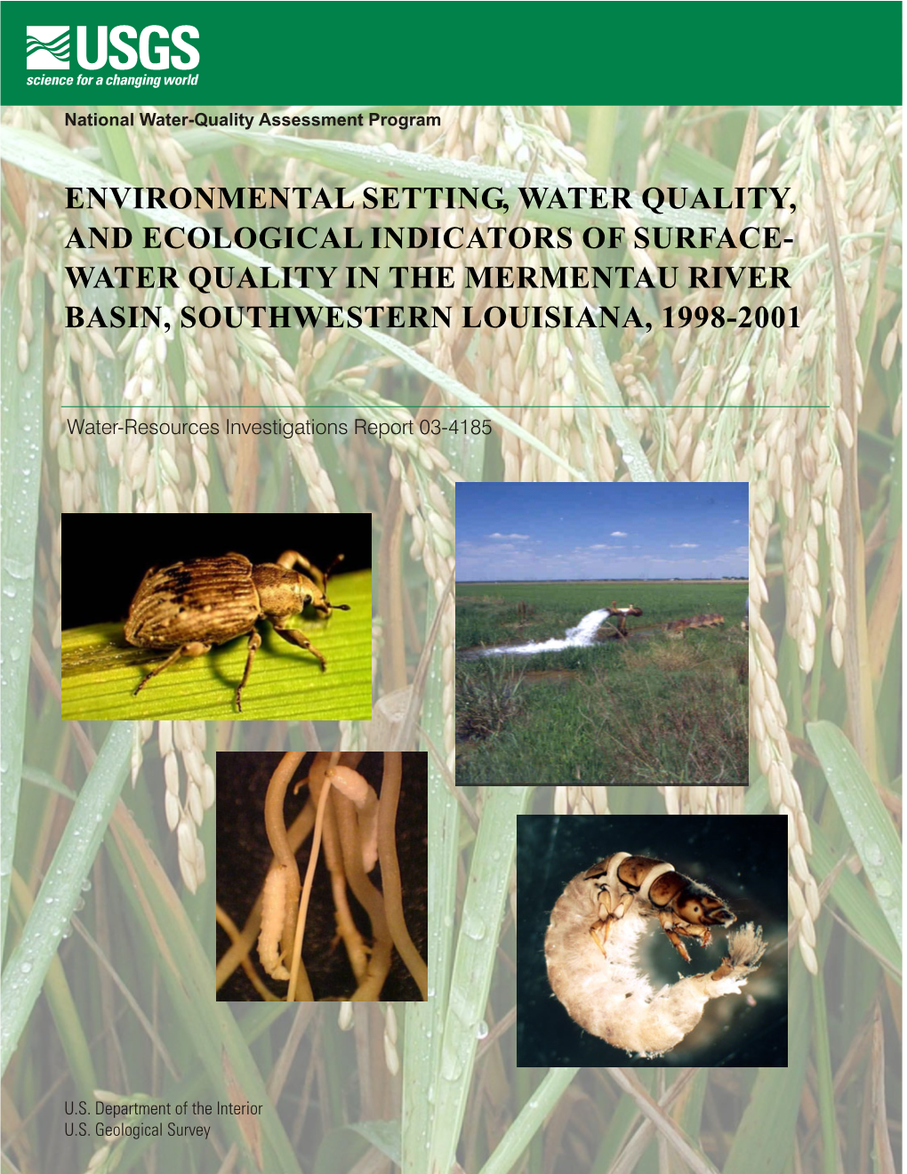 Water Quality in the Mermentau River Basin, Southwestern Louisiana, 1998-2001