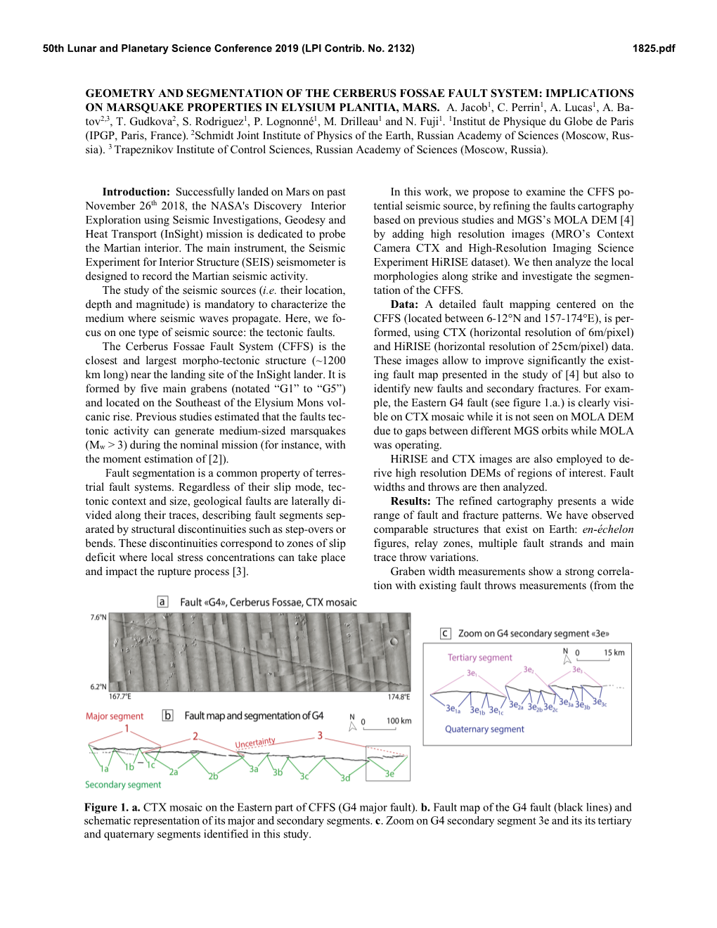 Geometry and Segmentation of the Cerberus Fossae Fault System: Implications on Marsquake Properties in Elysium Planitia, Mars