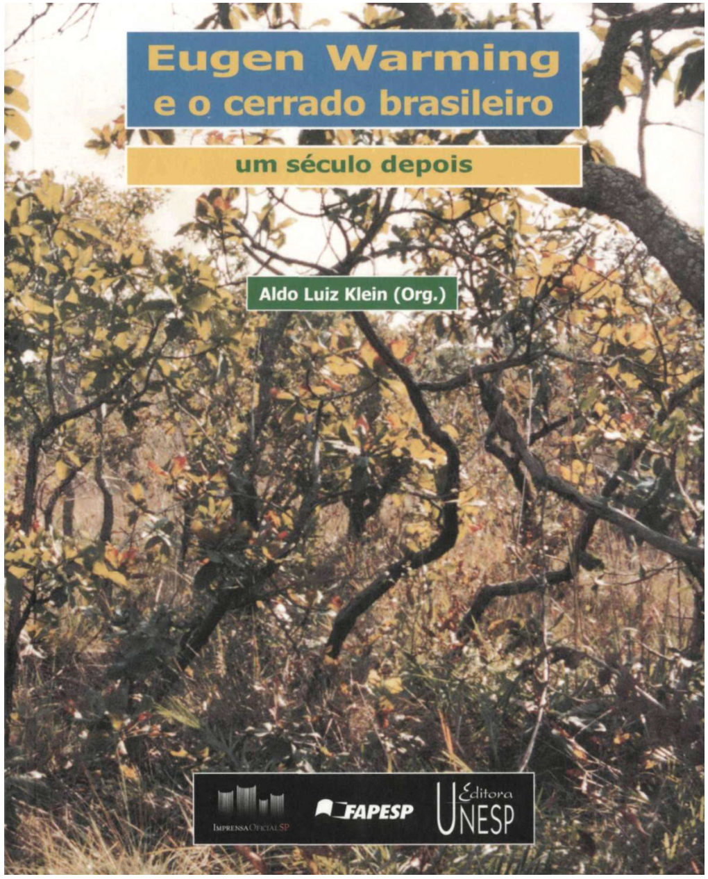 Eugen Warming E O Cerrado Brasileiro Um