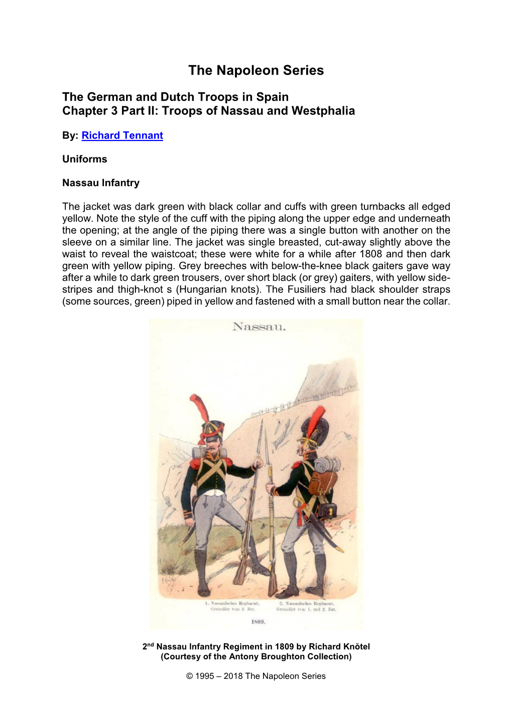 Troops of Nassau and Westphalia