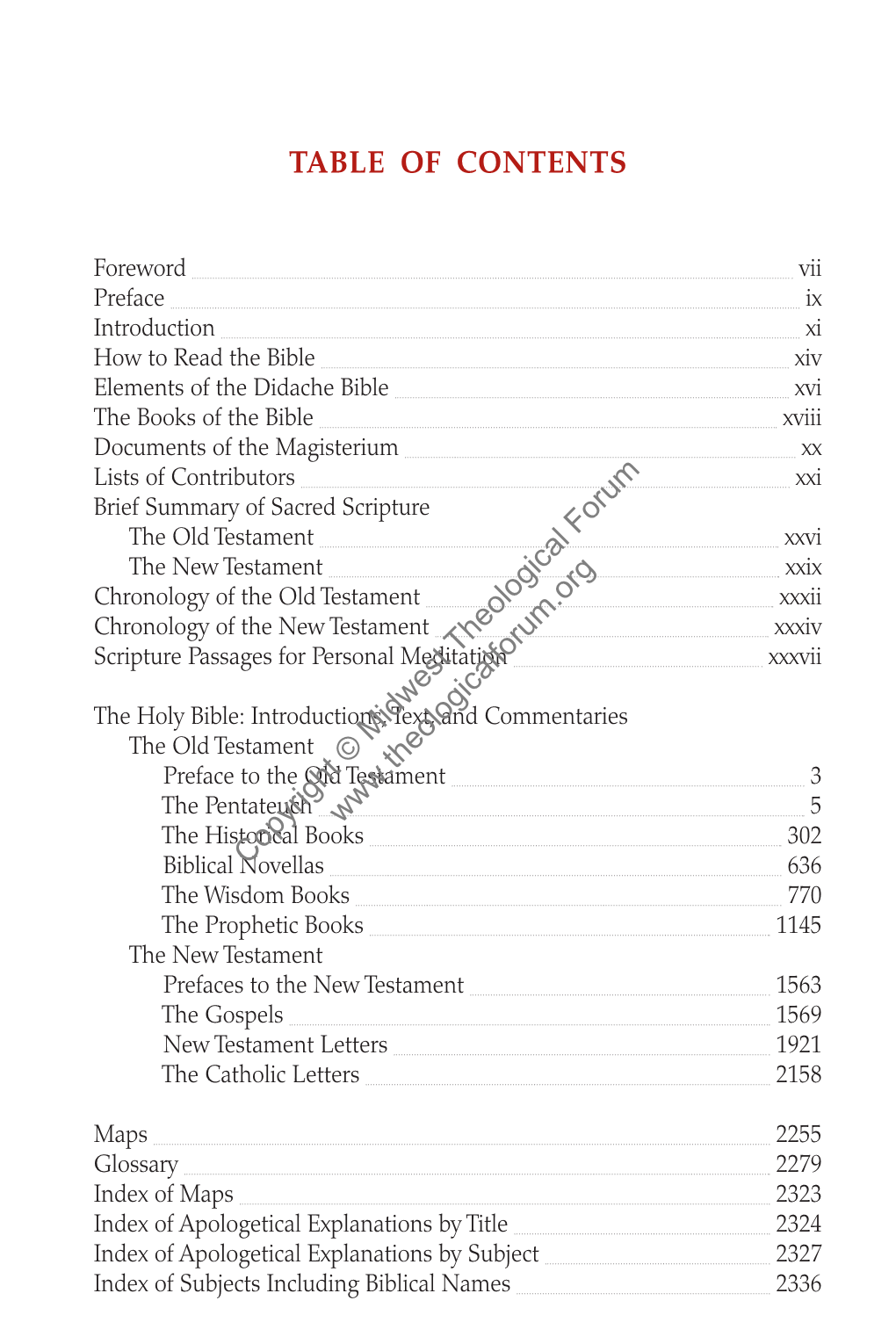 Elements of the Didache Bible