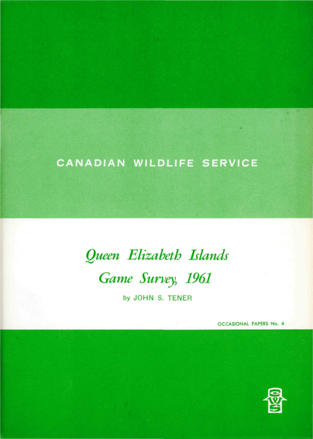 Queen Elizabeth Islands Game Survey, 1961