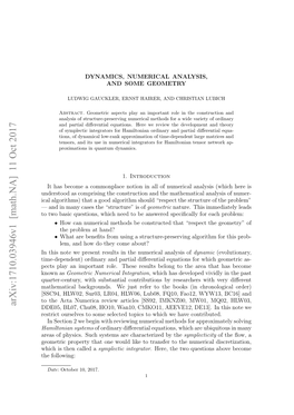 Arxiv:1710.03946V1 [Math.NA] 11 Oct 2017 DDE05, BL07, Chu08, HO10, Wan10, CMKO11, AEEVE12, DE13]