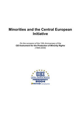 Minorities and the Central European Initiative