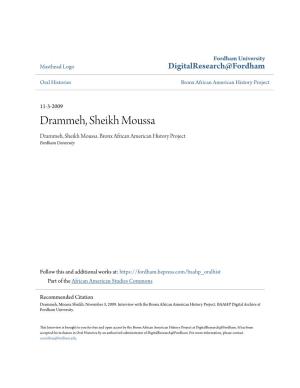 Drammeh, Sheikh Moussa Drammeh, Sheikh Moussa