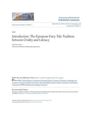 The European Fairy-Tale Tradition Between Orality and Literacy