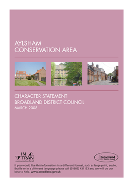 Aylsham Conservation Area Appraisal