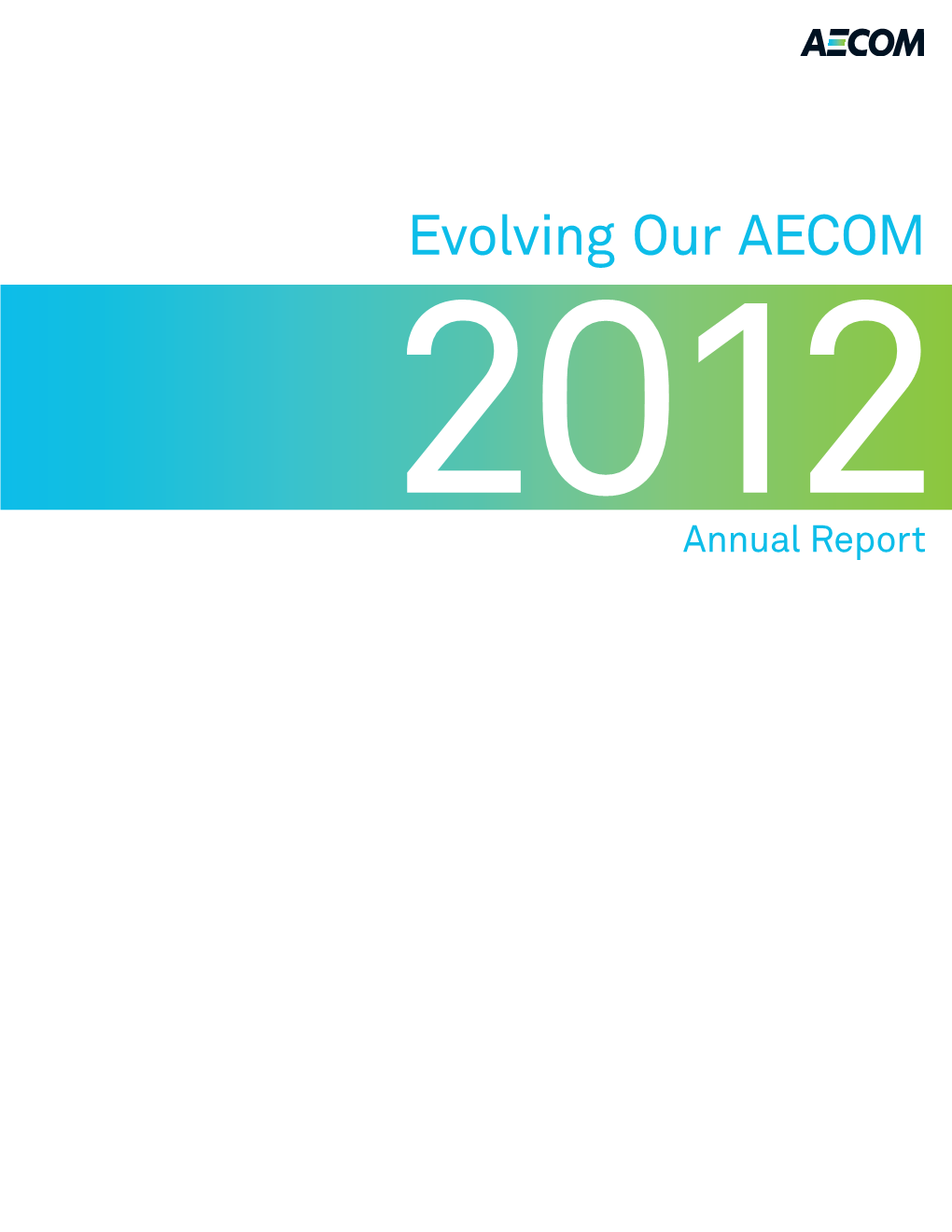 Evolving Our AECOM