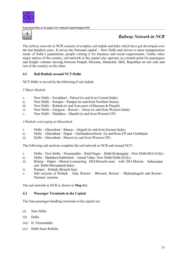 Railway Network in NCR