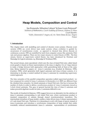 Heap Models, Composition and Control