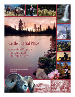 Castle Special Place Conceptual Proposal for Legislated Protected Areas