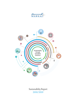 Sustainability Report 2018/2019 Sustainability Report Report Sustainability 2018/2019 Sustainability Innovative Innovative Solutions Through Contents