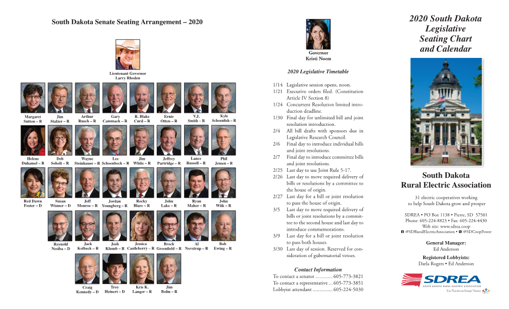 Legislative Seating Chart