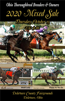 2020 Mixed Sale Thursday, October 15 2:30 P.M