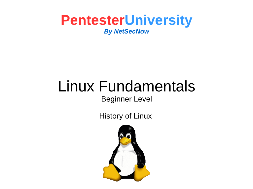 Linux Fundamentals Beginner Level