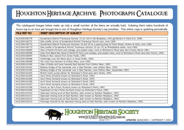 Archive Catalogue