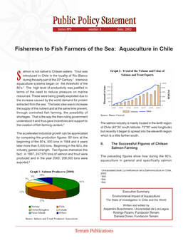 Terram Publications Fishermen to Fish Farmers of the Sea: Aquaculture In