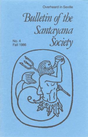 Bulletin of the Santayana No