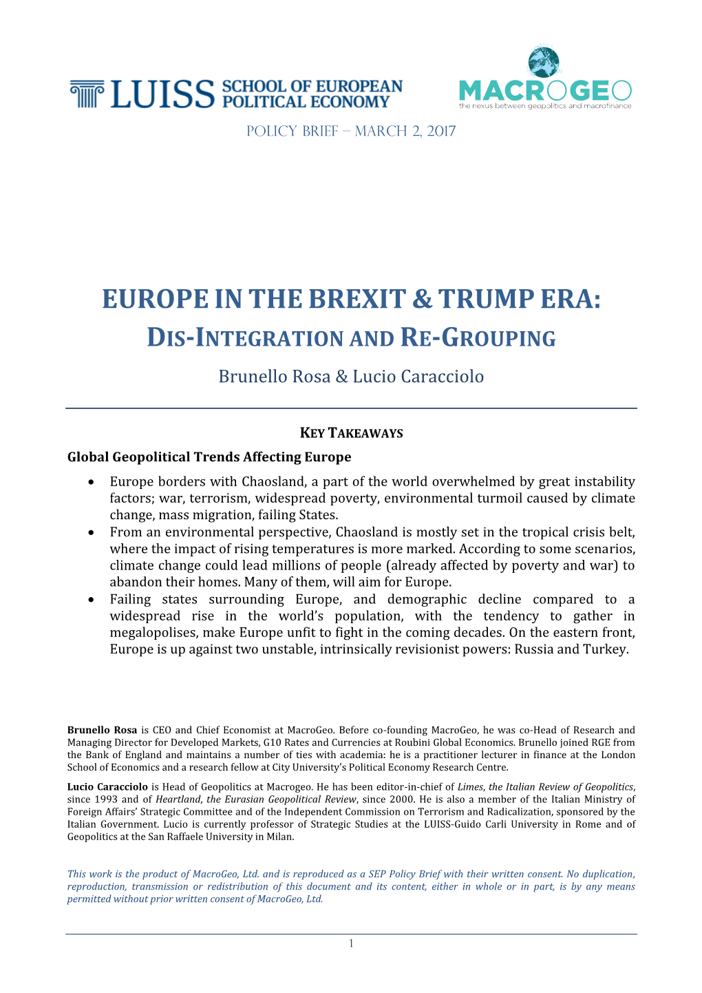 Europeinthebrexit&Trump