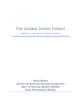The Global Jihadi Threat