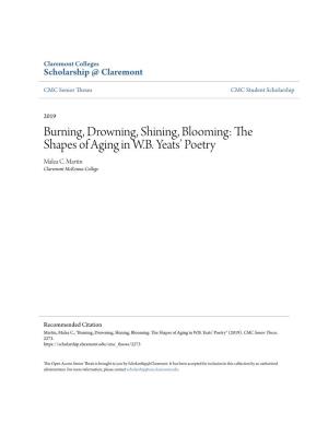 Burning, Drowning, Shining, Blooming: the Shapes of Aging in W.B. Yeats' Poetry