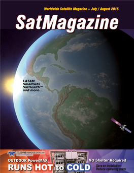 Worldwide Satellite Magazine — July / August 2015 Satmagazine