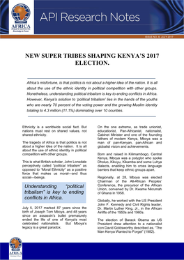 New Super Tribes Shaping Kenya's 2017 Election
