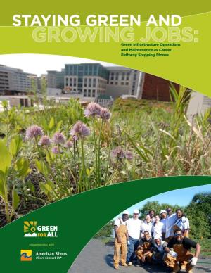 Staying Green and Growing Jobs: Green Infrastructure Operations and Maintenance As Career Pathway Stepping Stones