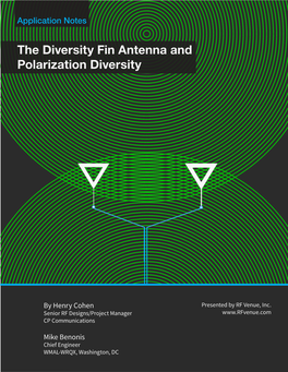 The Diversity Fin Antenna and Polarization Diversity