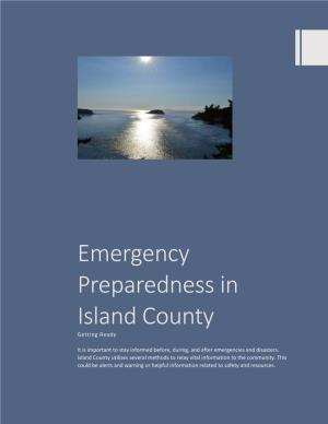Emergency Preparedness in Island County Getting Ready