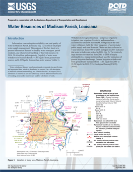Water Resources of Madison Parish, Louisiana