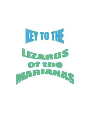 Key to the Lizards of the CNMI