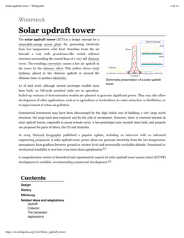Solar Updraft Tower - Wikipedia 1 of 14